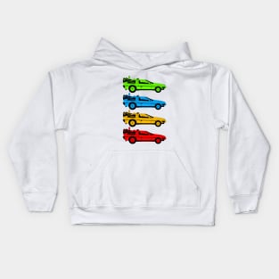 Delorian Time Machines Kids Hoodie